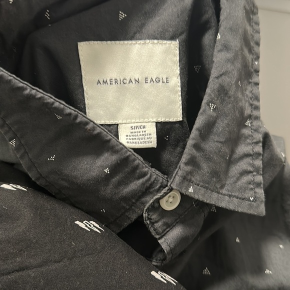 🐲 Bundle of 3 American Eagle Short Sleeve Button Up Shirts - Picture 7 of 10